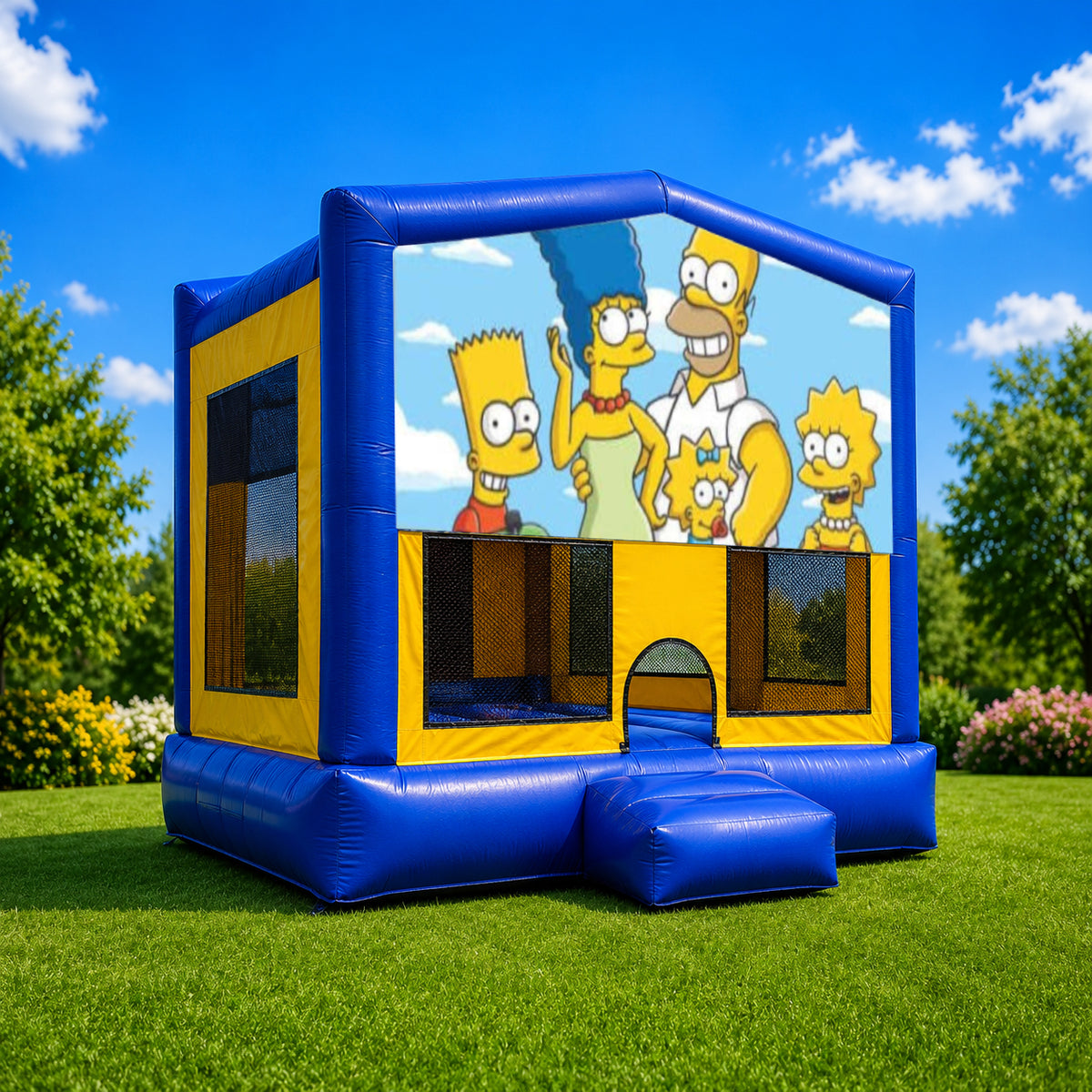 The Simpsons Medium Combo Jumping Castle