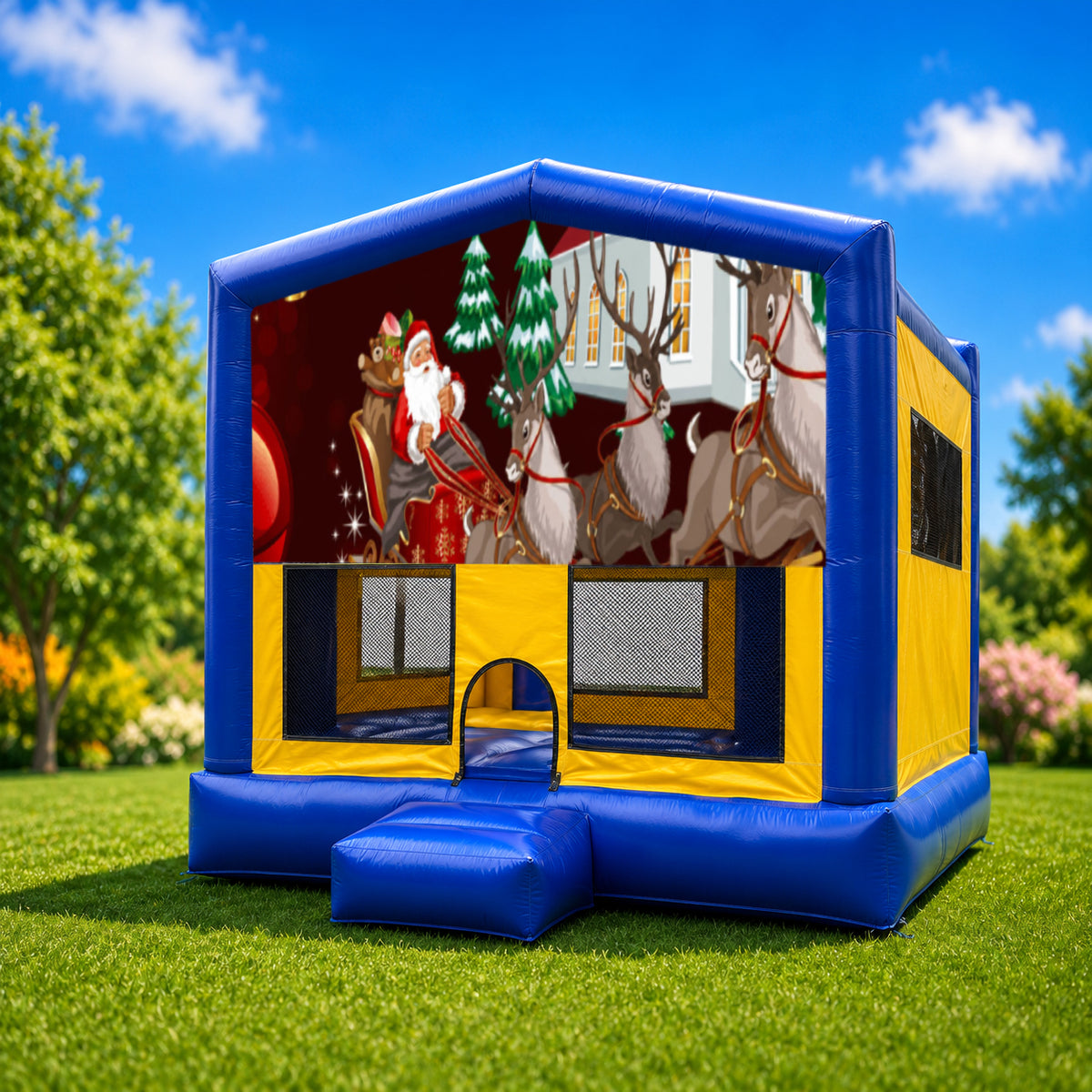 Christmas #6 Medium Combo Jumping Castle