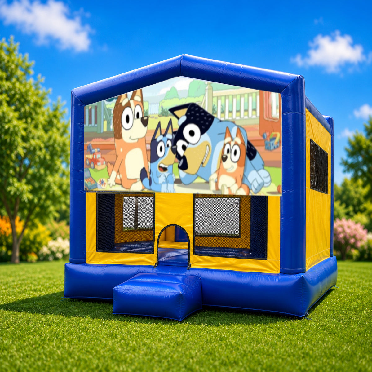 Bluey Medium Combo Jumping Castle