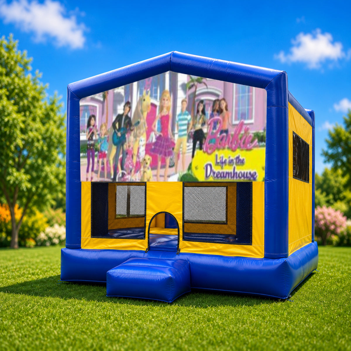 Barbie Medium Combo Jumping Castle