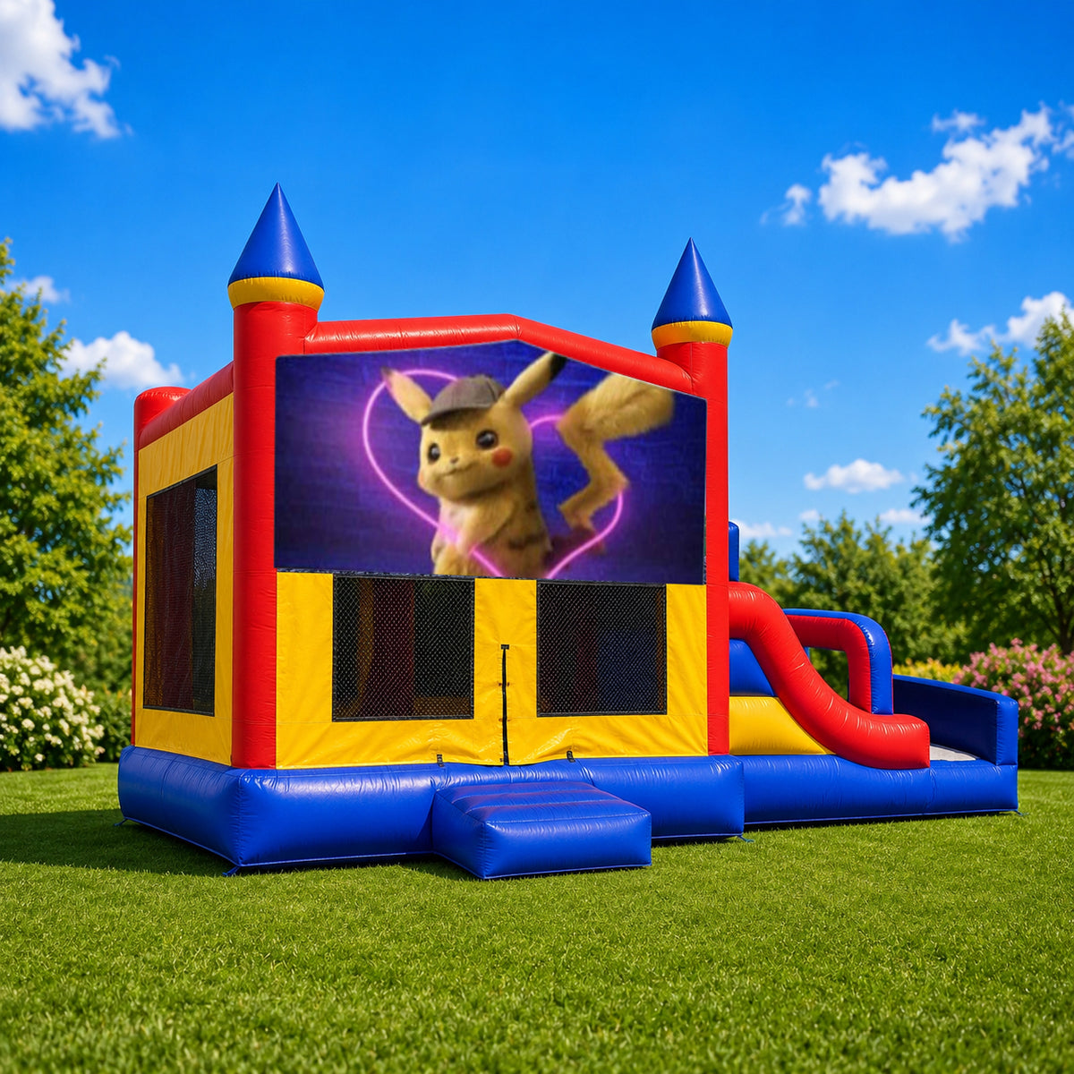 Detective Pikachu Mega Combo Jumping Castle