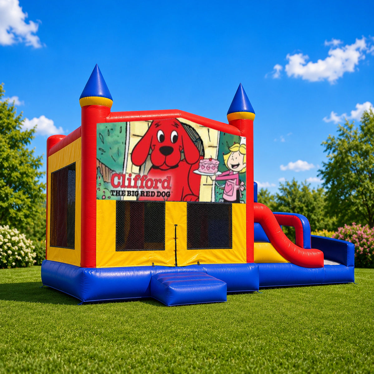 Clifford the Red Dog Mega Combo Jumping Castle