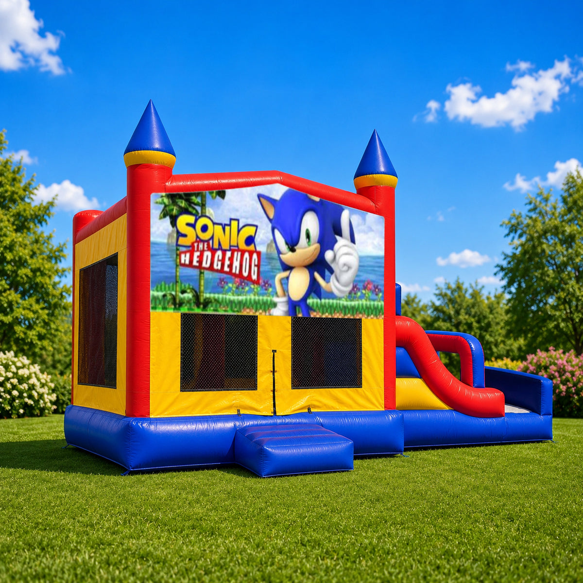 Sonic Mega Combo Jumping Castle