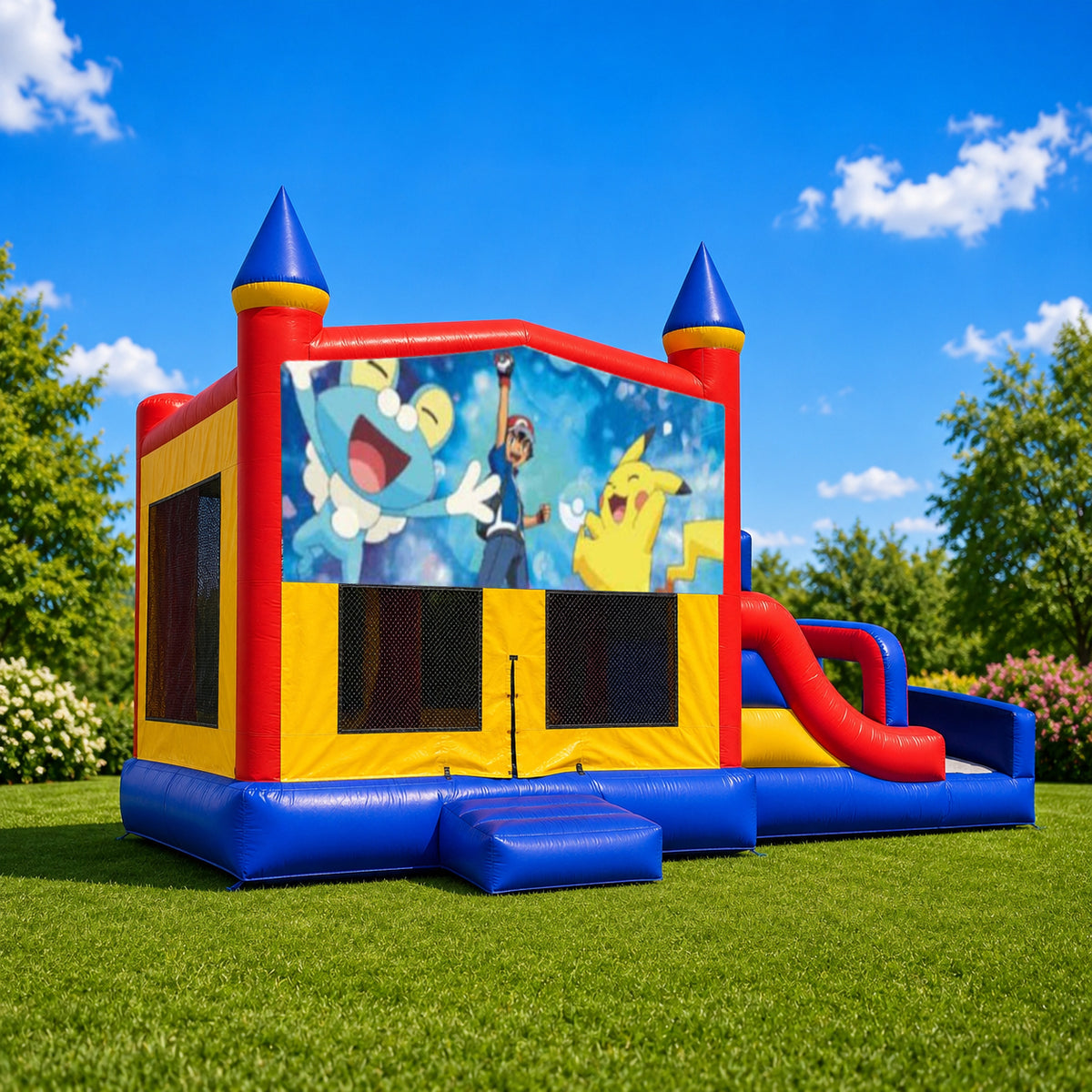 Pokemon Mega Combo Jumping Castle