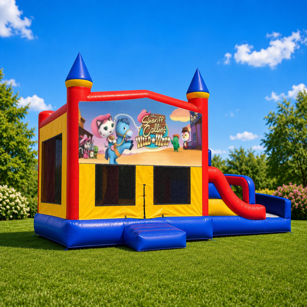Sheriff Callies Mega Combo Jumping Castle