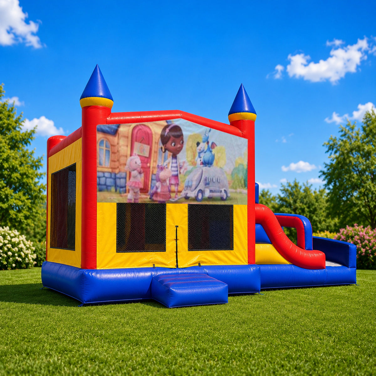 Doc Mcstuffins Mega Combo Jumping Castle