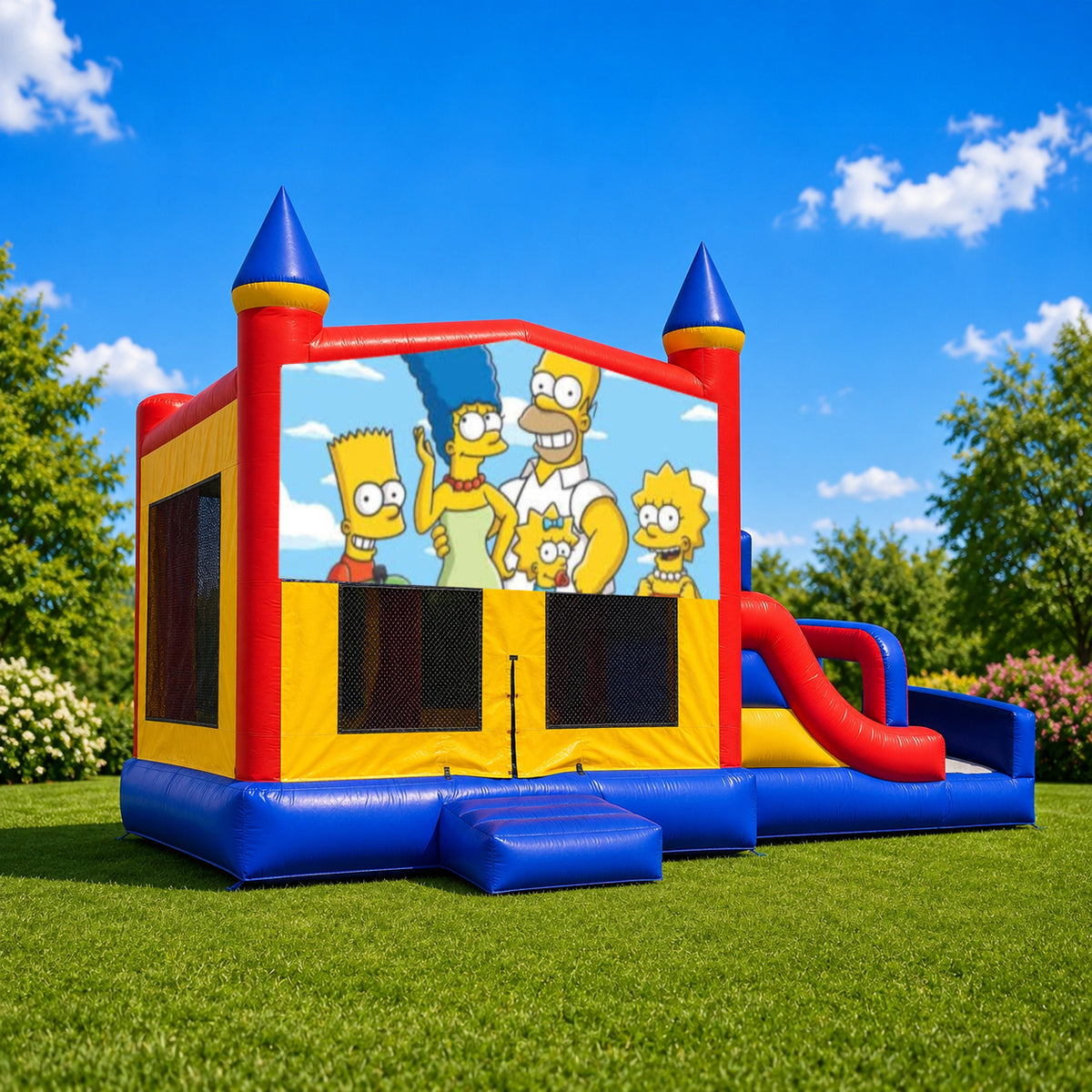 The Simpsons Mega Combo Jumping Castle