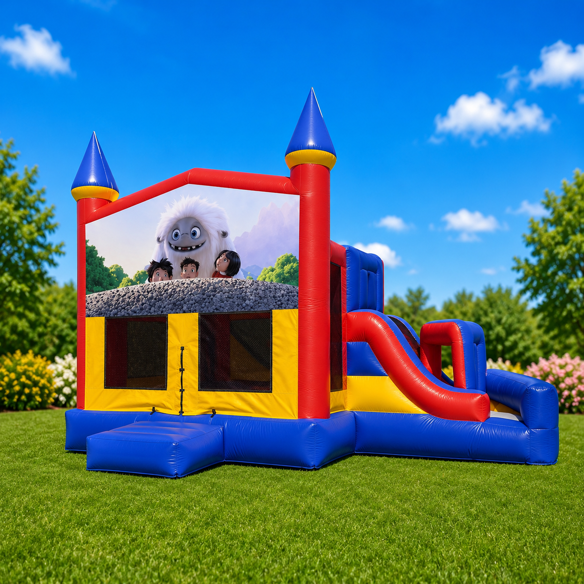 Abominable Mega Combo Jumping Castle