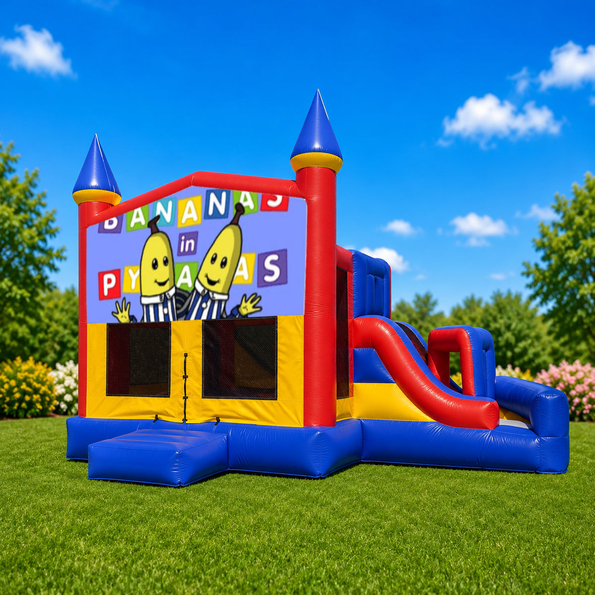 Bananas in Pyjamas Mega Combo Jumping Castle