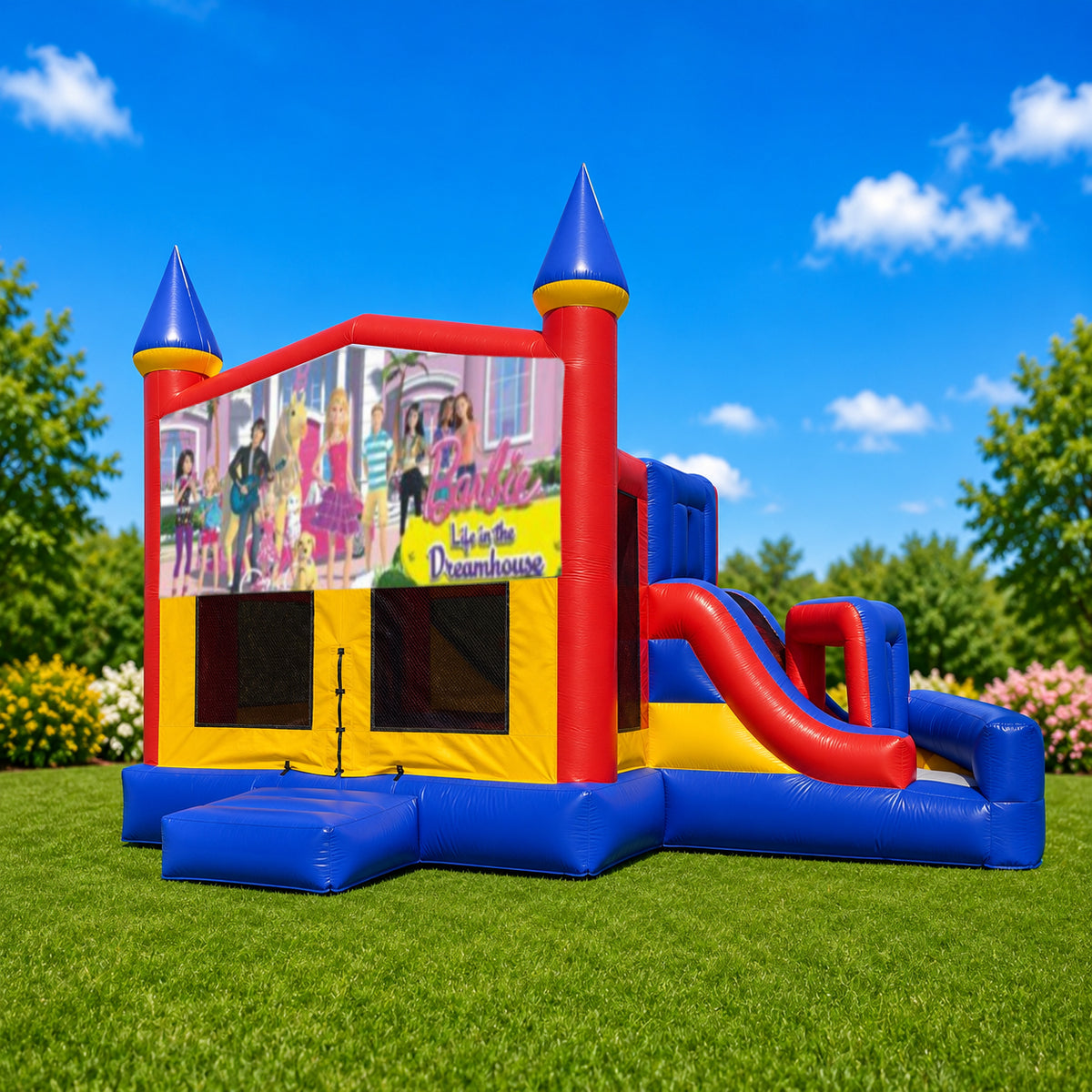 Barbie Mega Combo Jumping Castle