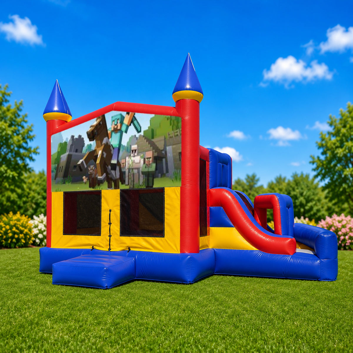 Minecraft Mega Combo Jumping Castle