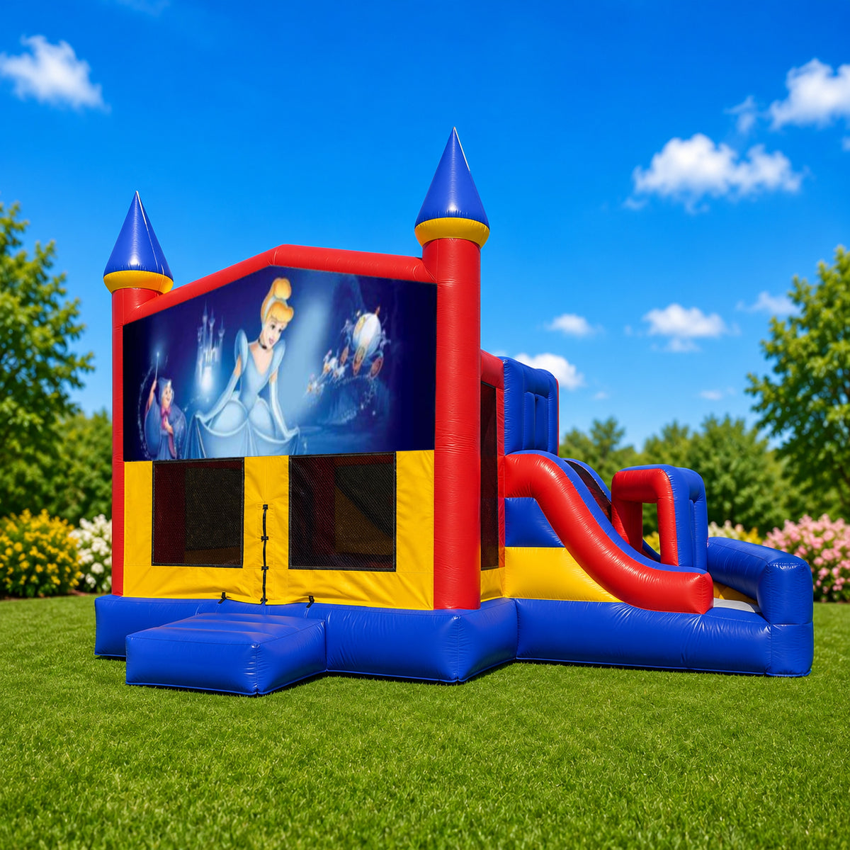 Cinderella  Mega Combo Jumping Castle