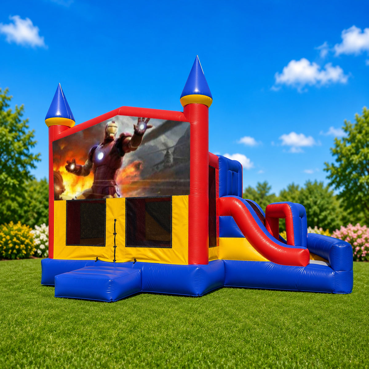 Iron Man Mega Combo Jumping Castle