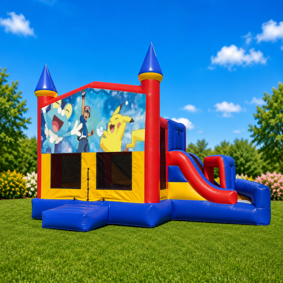 Pokemon Mega Combo Jumping Castle