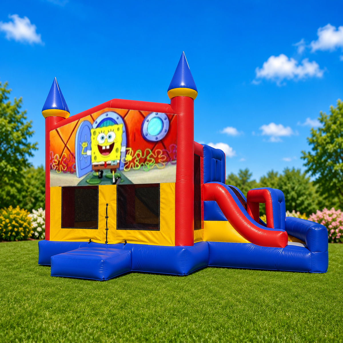 Spongebob Mega Combo Jumping Castle