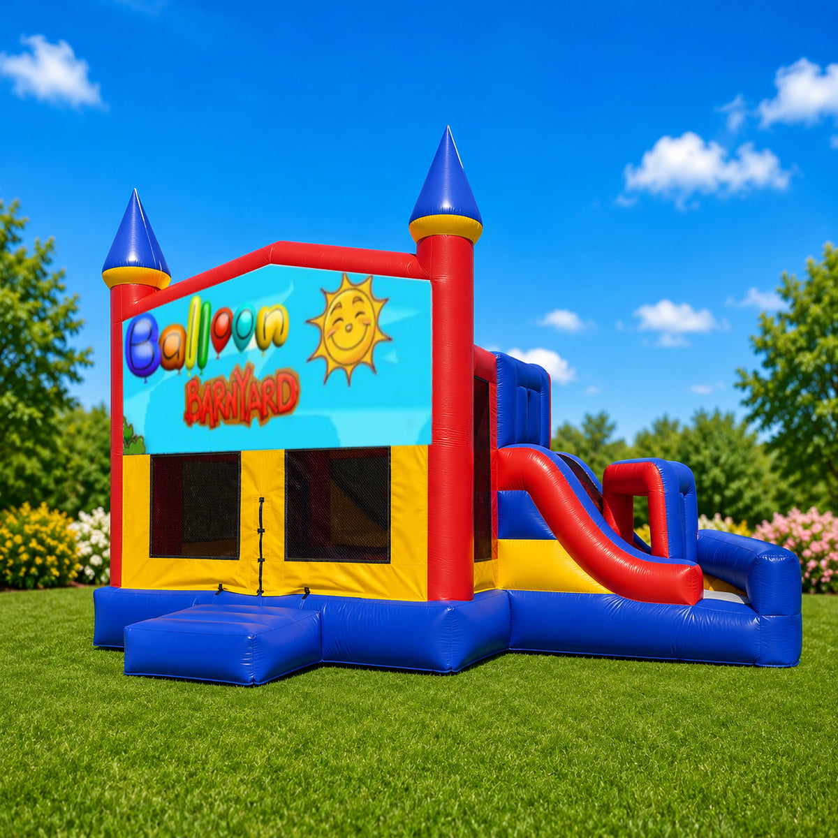Balloon Barnyard Mega Combo Jumping Castle