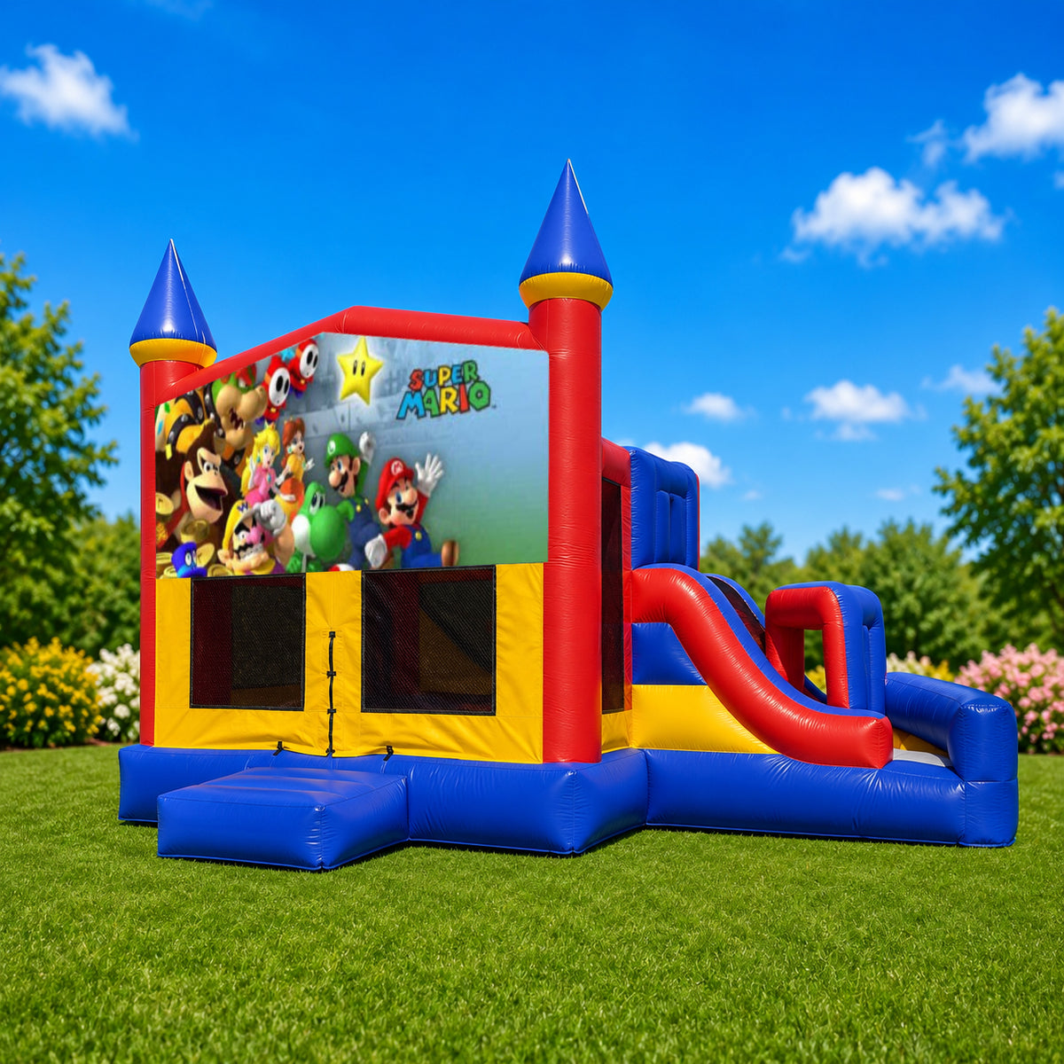 Super Mario Mega Combo Jumping Castle