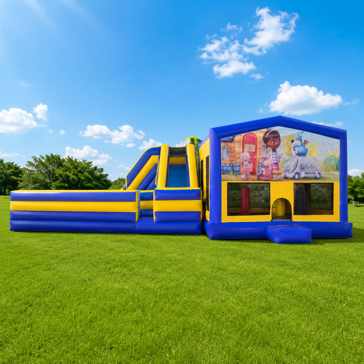 Doc Mcstuffins Obstacle Mega Combo Jumping Castle