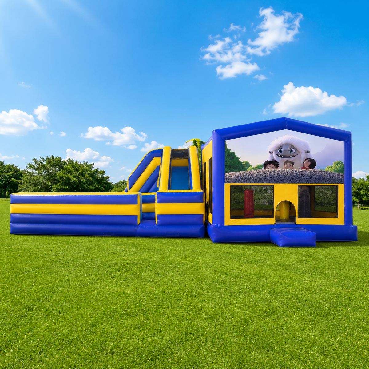 Abominable Obstacle Mega Combo Jumping Castle