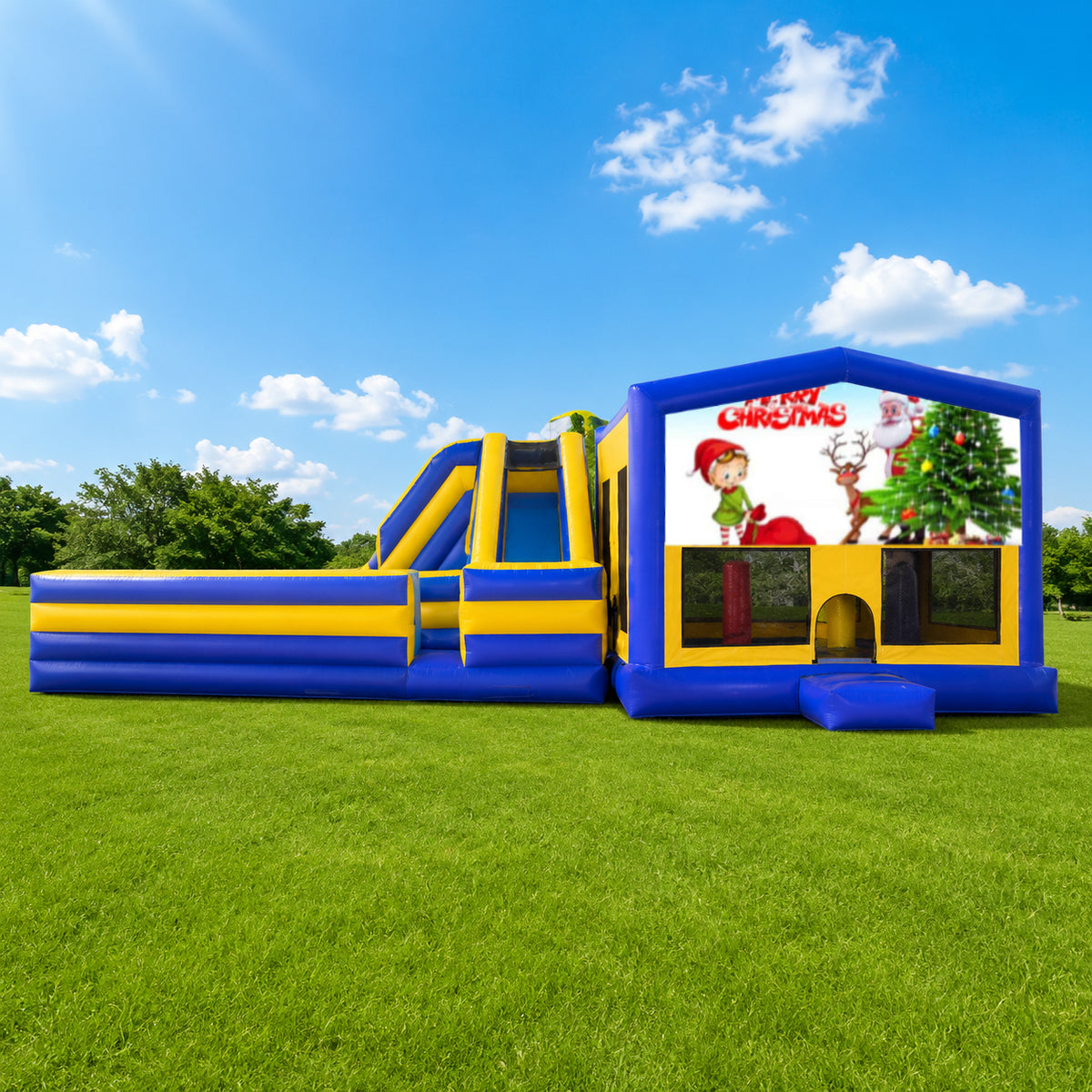 Christmas #9 Obstacle Mega Combo Jumping Castle