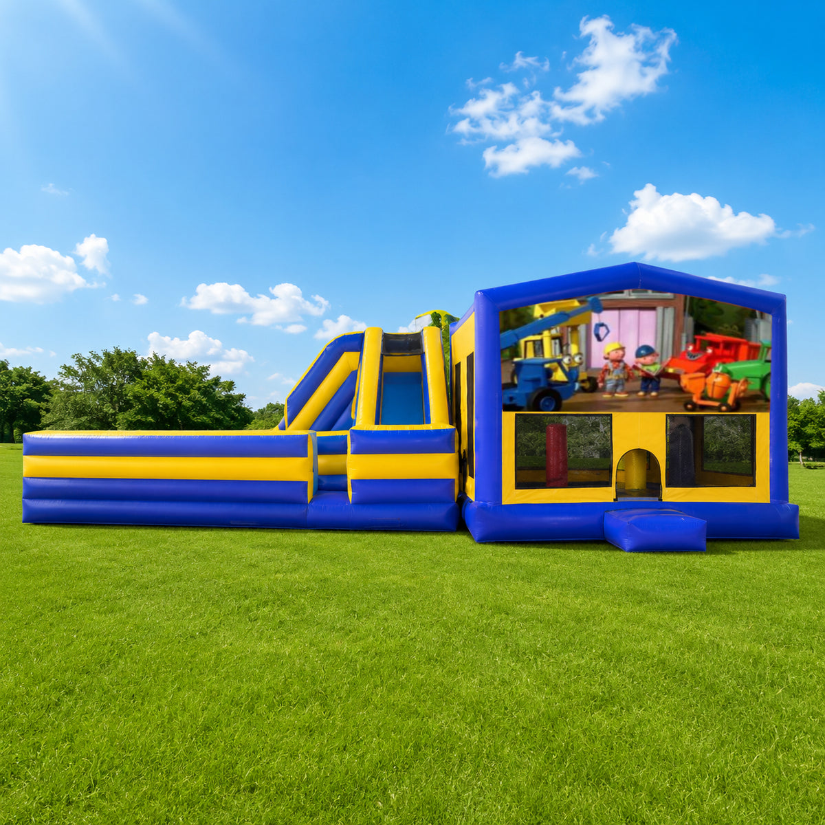 Bob the Builder Obstacle Mega Combo Jumping Castle