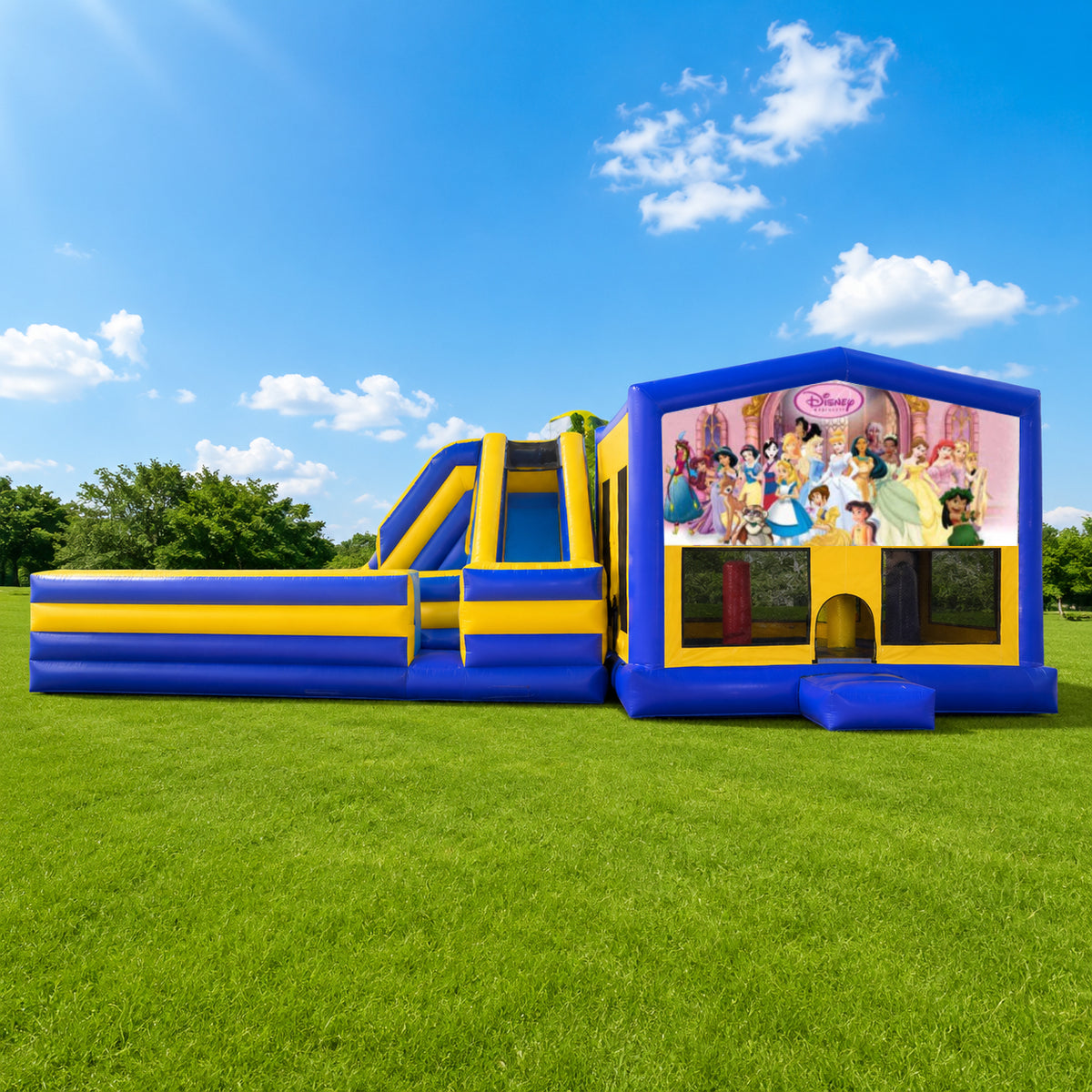 Disney Princess Obstacle Mega Combo Jumping Castle
