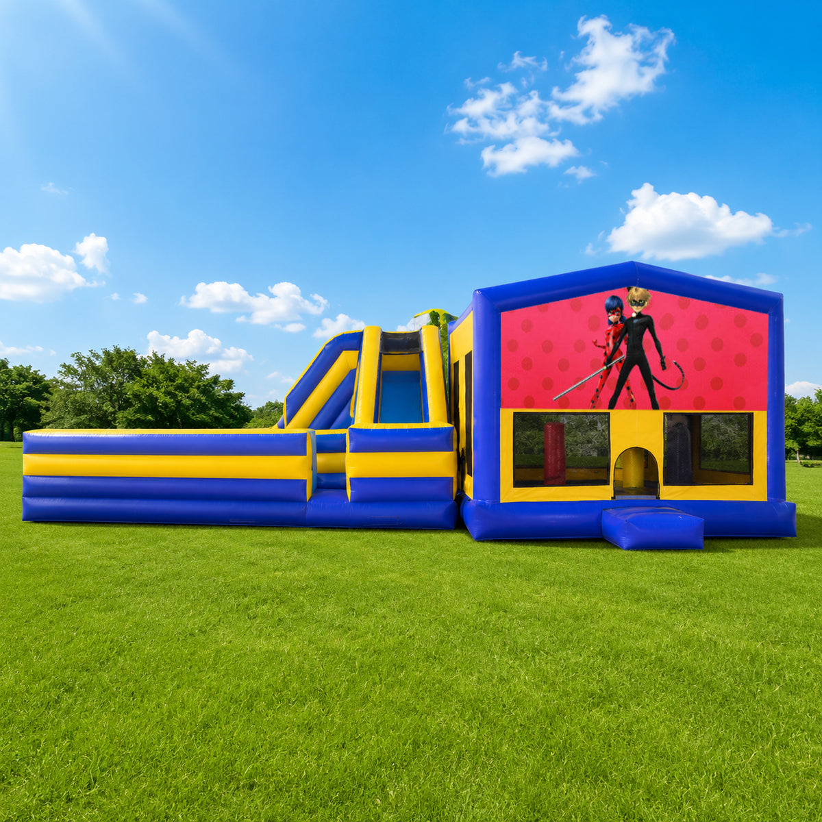 Miraculous Ladybug Obstacle Mega Combo Jumping Castle