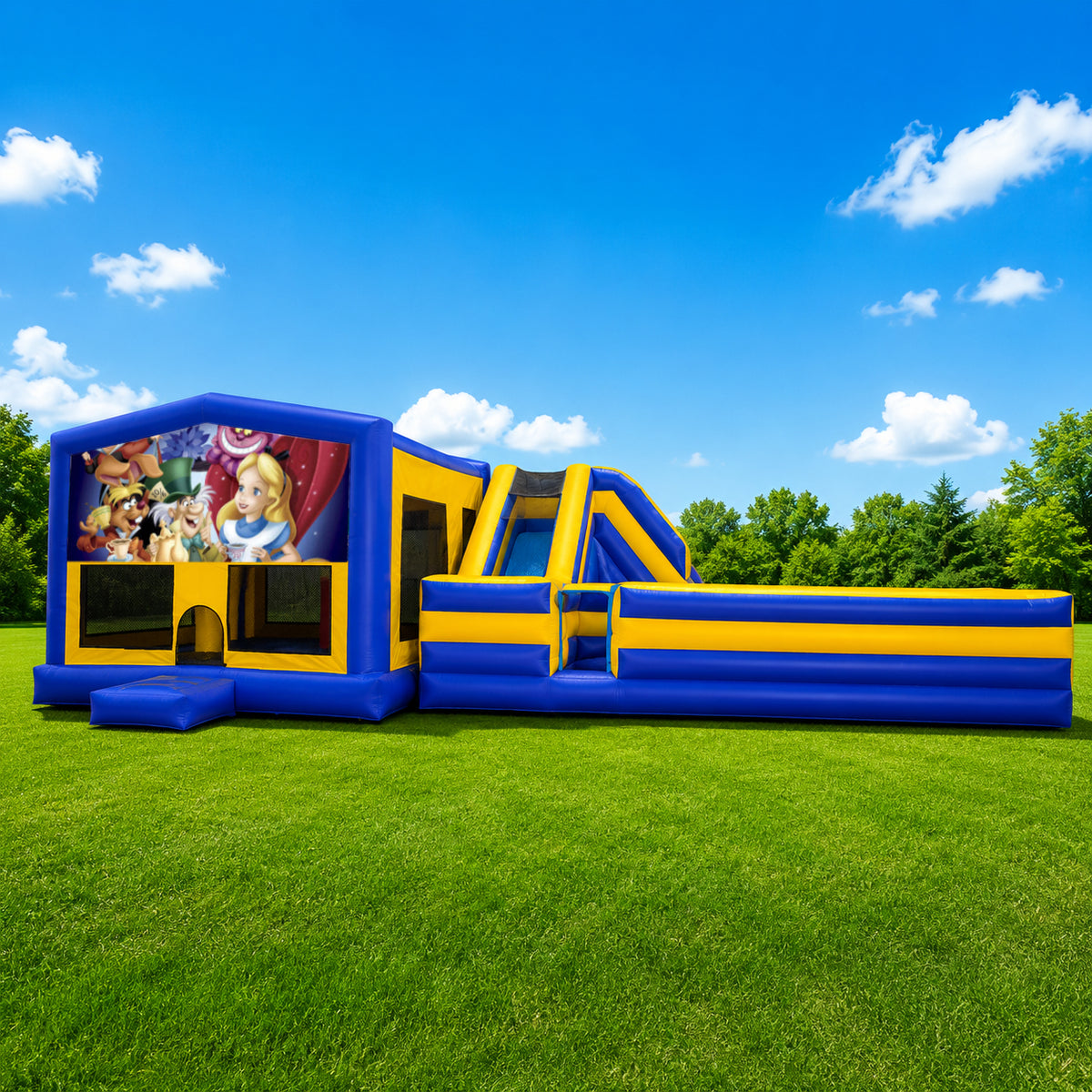 Alice in Wonderland #1 Obstacle Mega Combo Jumping Castle