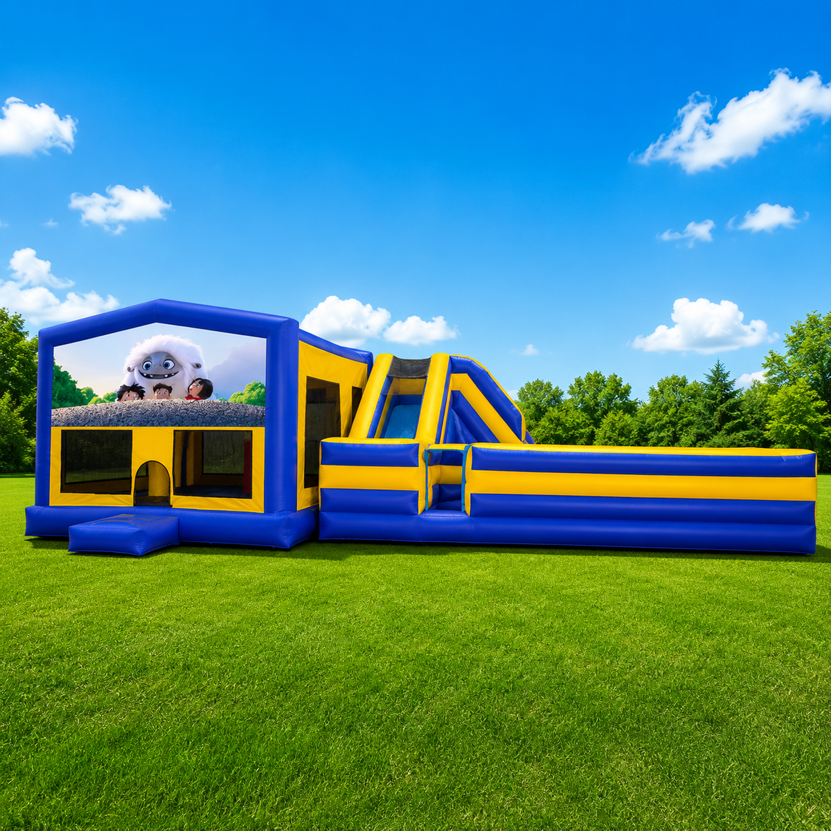 Abominable Obstacle Mega Combo Jumping Castle