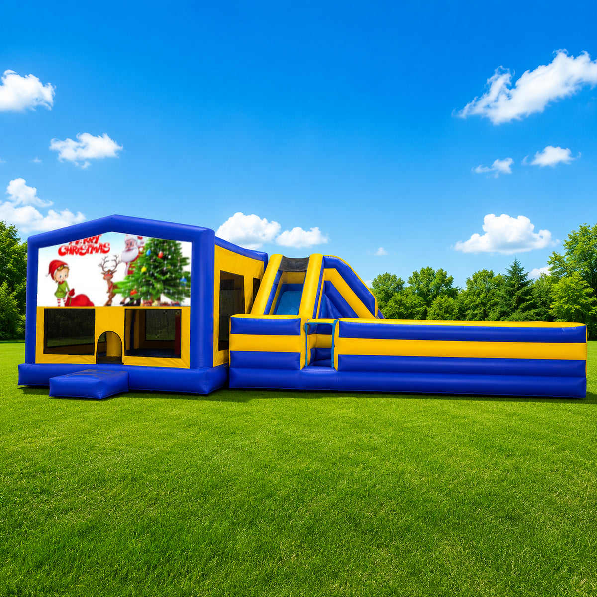 Christmas #9 Obstacle Mega Combo Jumping Castle