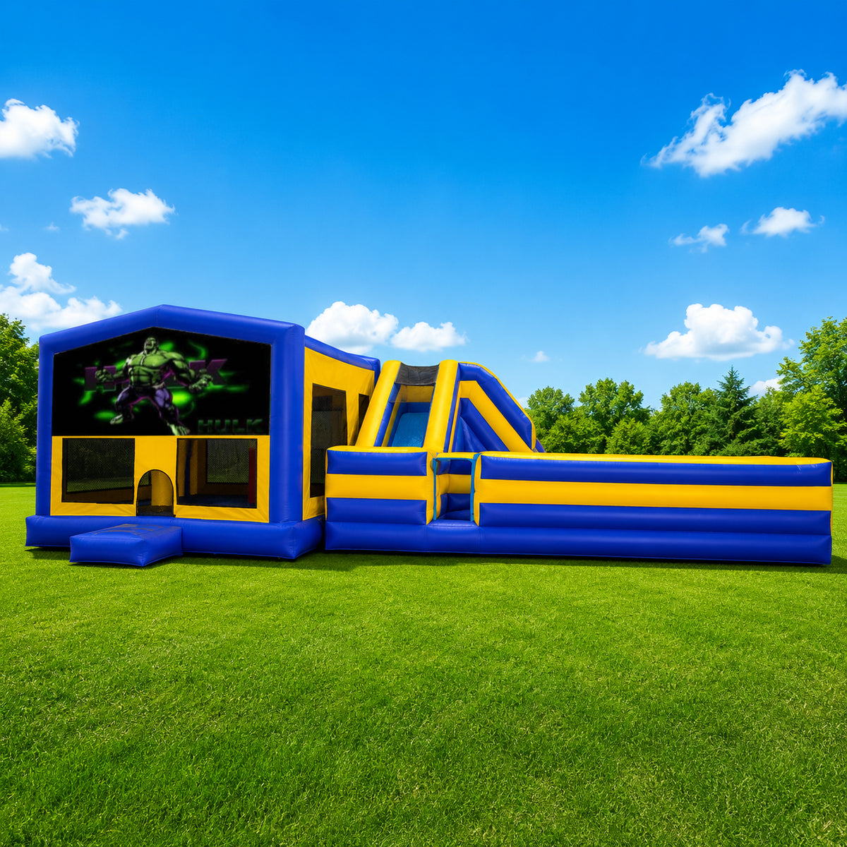 Hulk Obstacle Mega Combo Jumping Castle