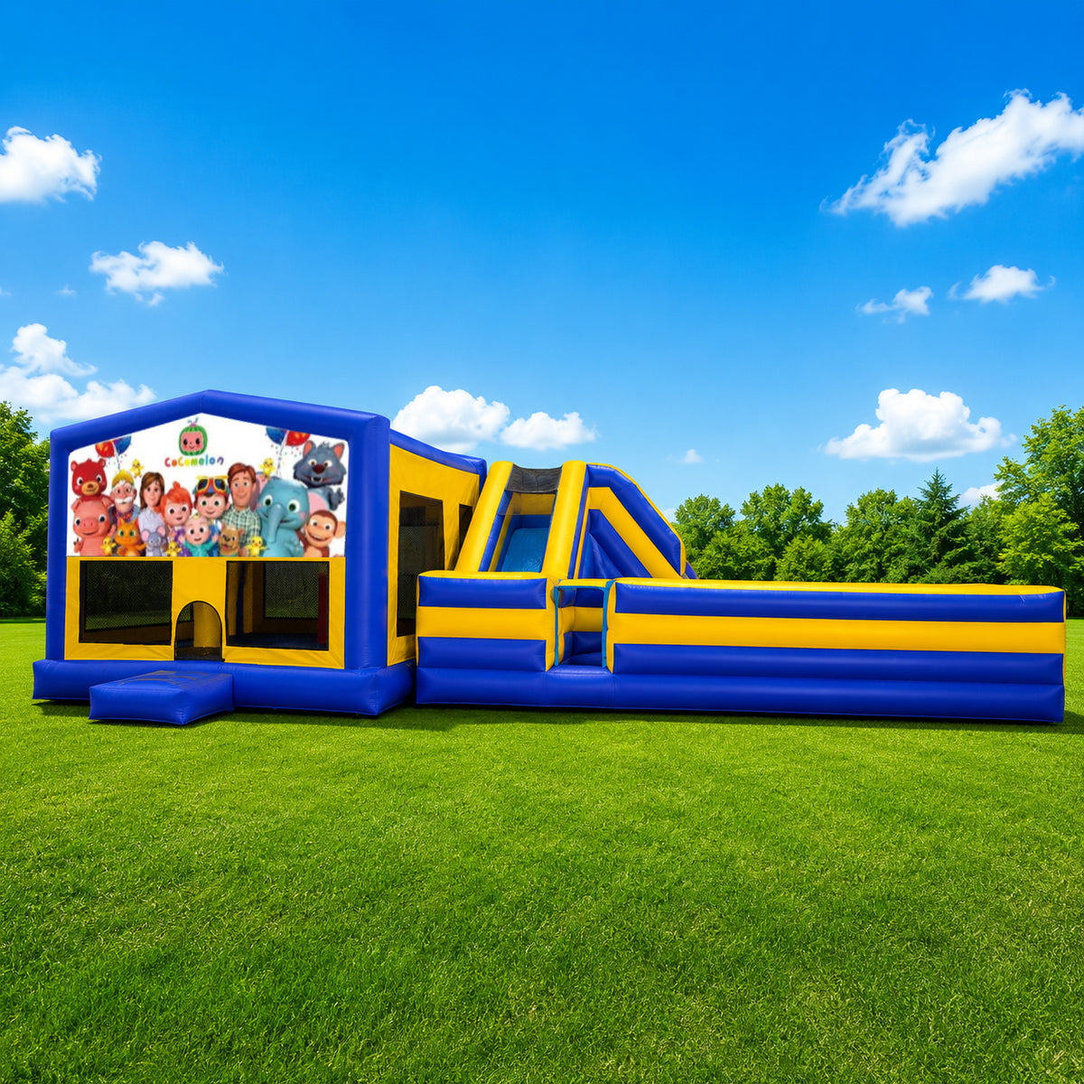Cocomelon Obstacle Mega Combo Jumping Castle