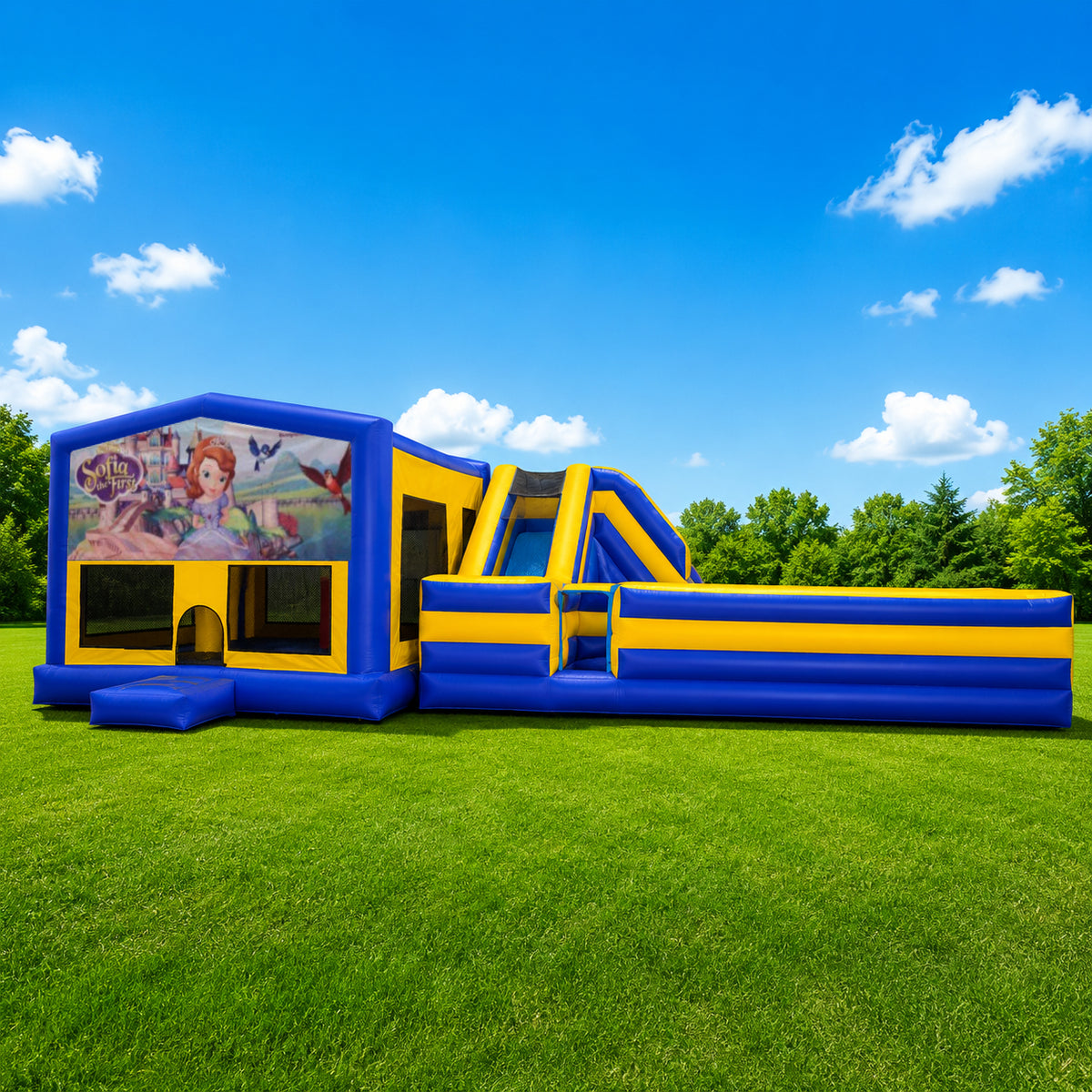 Sofia the First Obstacle Mega Combo Jumping Castle