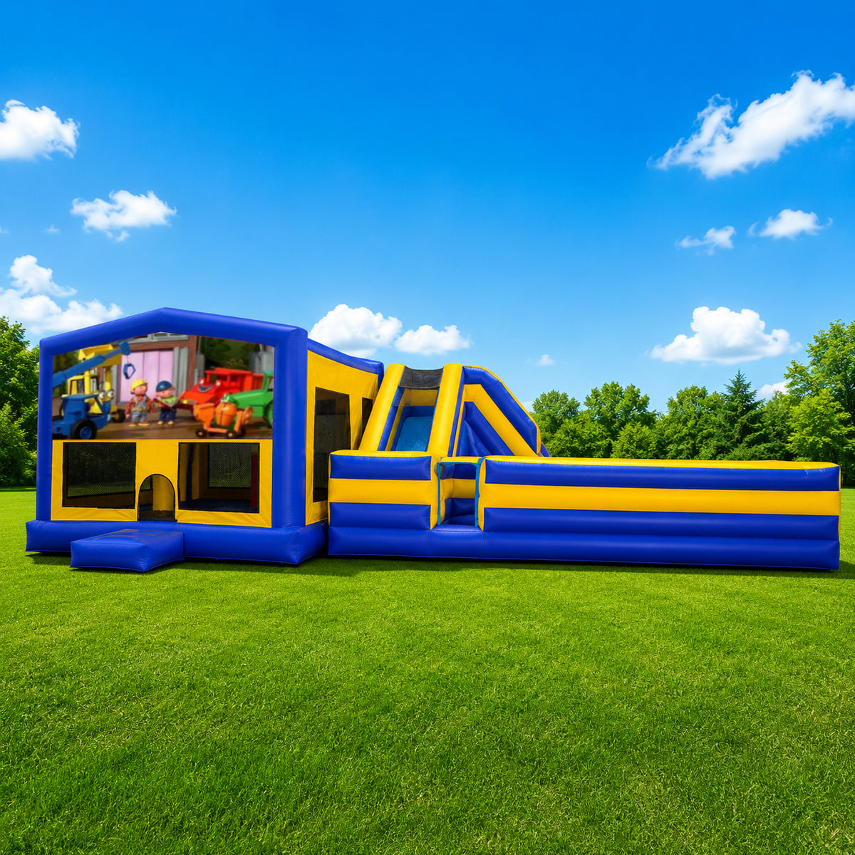Bob the Builder Obstacle Mega Combo Jumping Castle