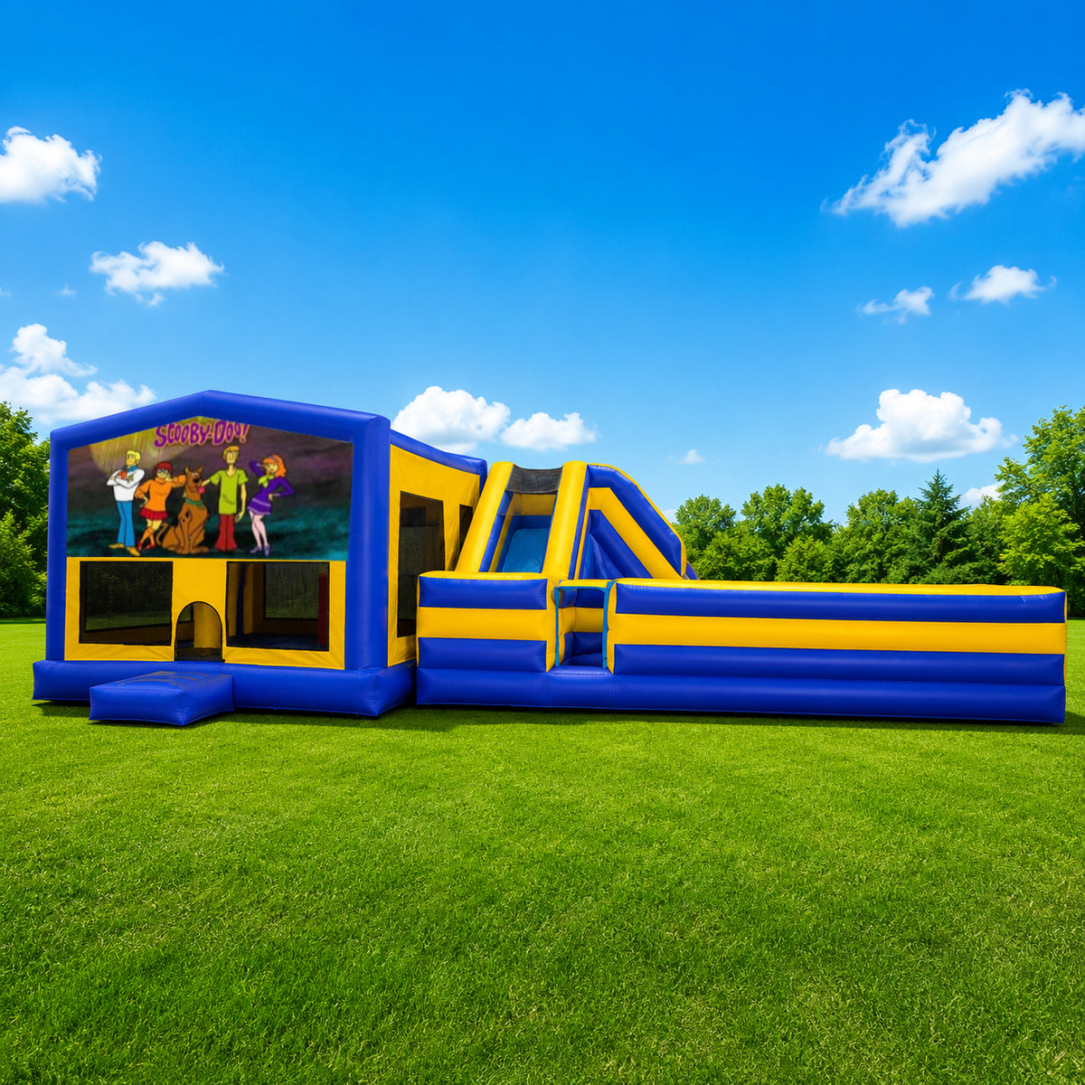 Scooby Doo Obstacle Mega Combo Jumping Castle