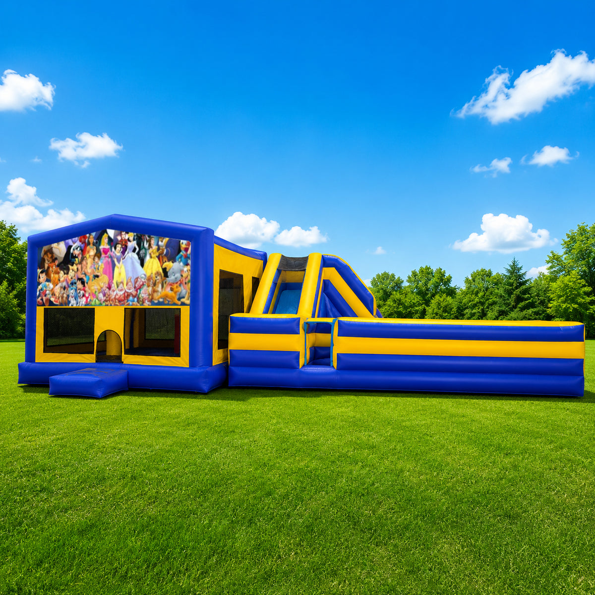 World of Disney Obstacle Mega Combo Jumping Castle