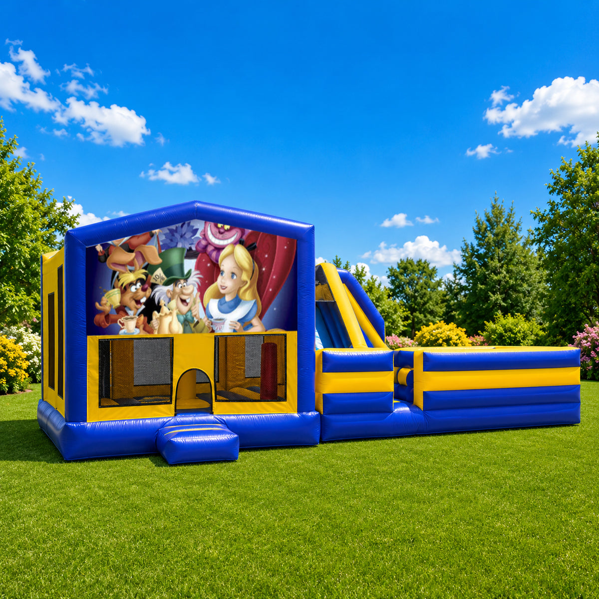 Alice in Wonderland #1 Obstacle Mega Combo Jumping Castle