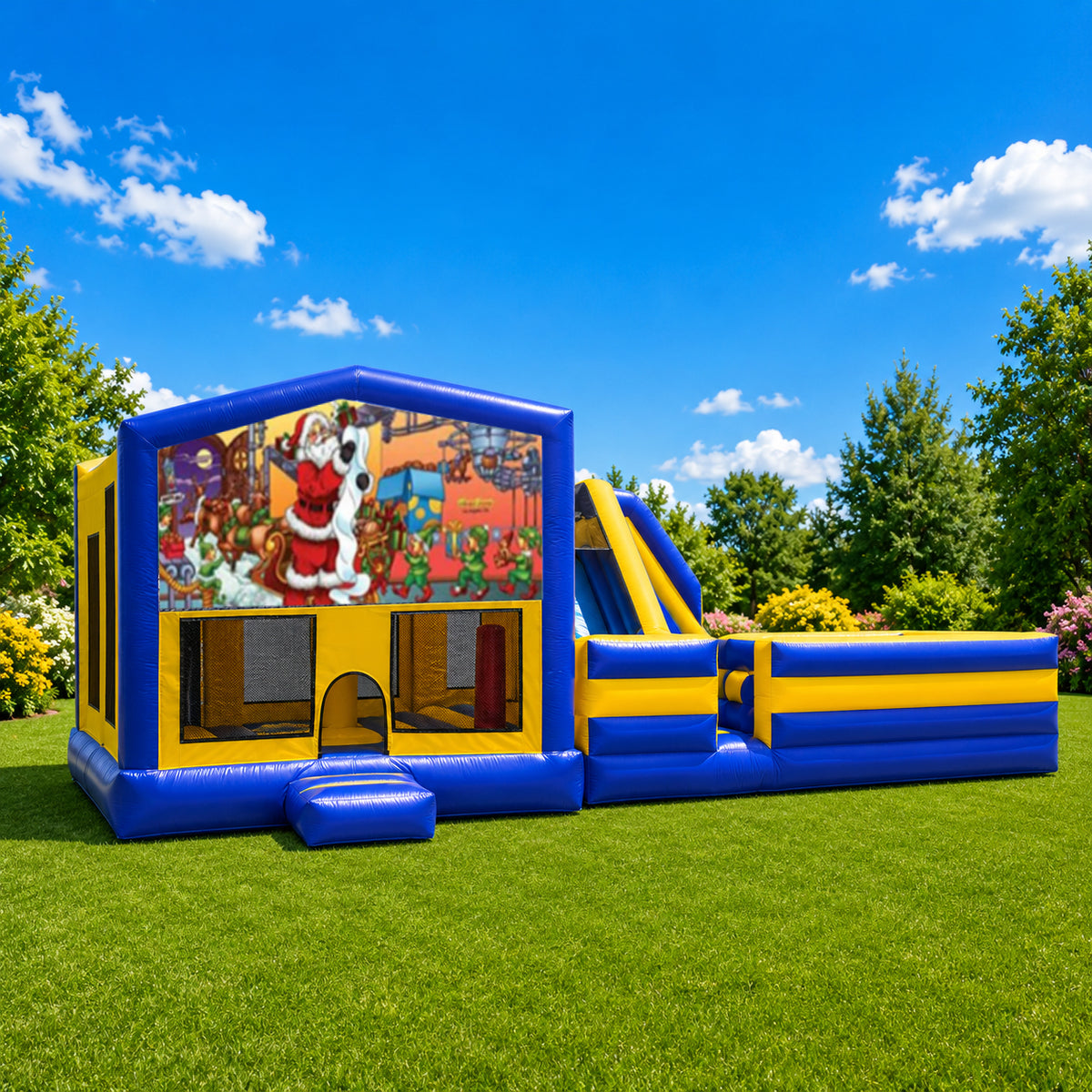 Christmas #1 Obstacle Mega Combo Jumping Castle