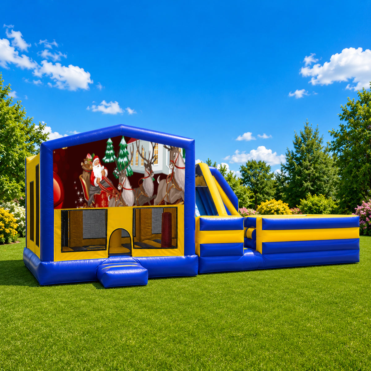Christmas #6 Obstacle Mega Combo Jumping Castle