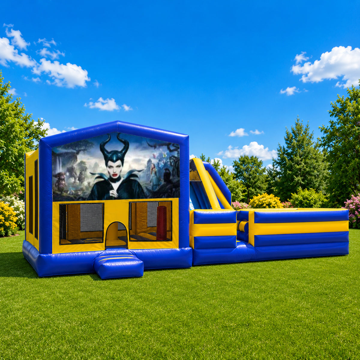 Maleficent Obstacle Mega Combo Jumping Castle