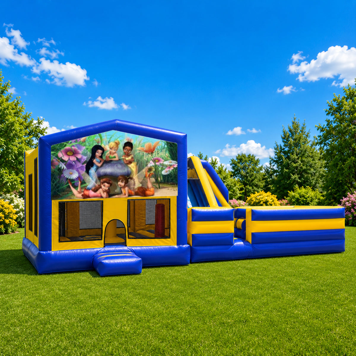Tinker Bell Obstacle Mega Combo Jumping Castle