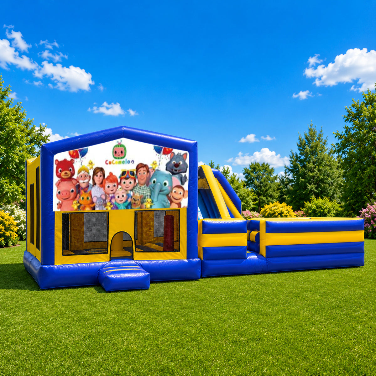 Cocomelon Obstacle Mega Combo Jumping Castle