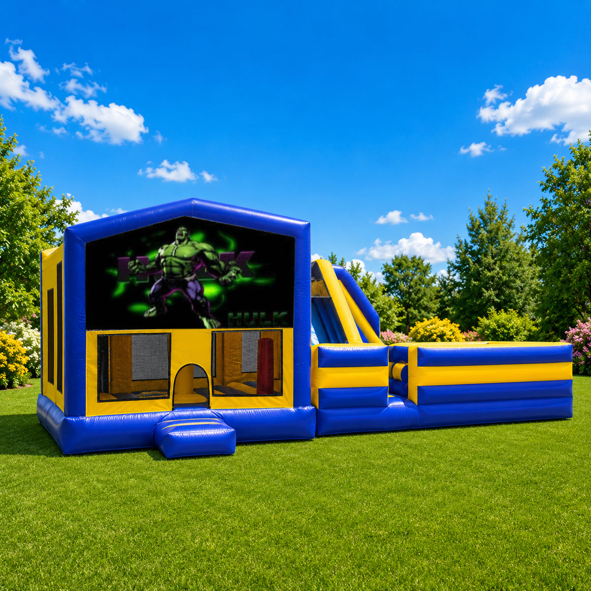Hulk Obstacle Mega Combo Jumping Castle
