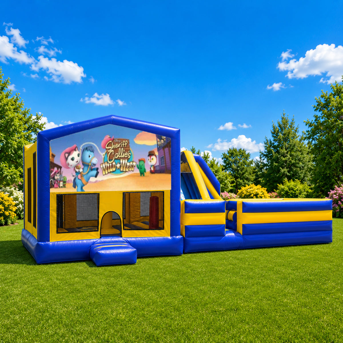 Sheriff Callies Obstacle Mega Combo Jumping Castle