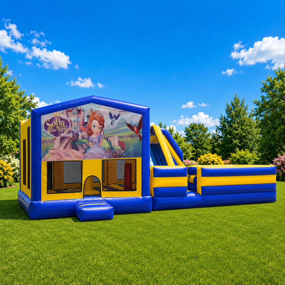 Sofia the First Obstacle Mega Combo Jumping Castle