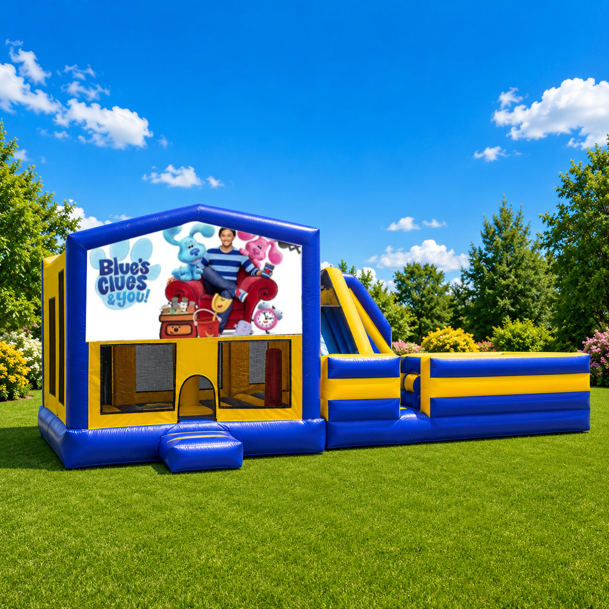 Blues Clues #2 Obstacle Mega Combo Jumping Castle
