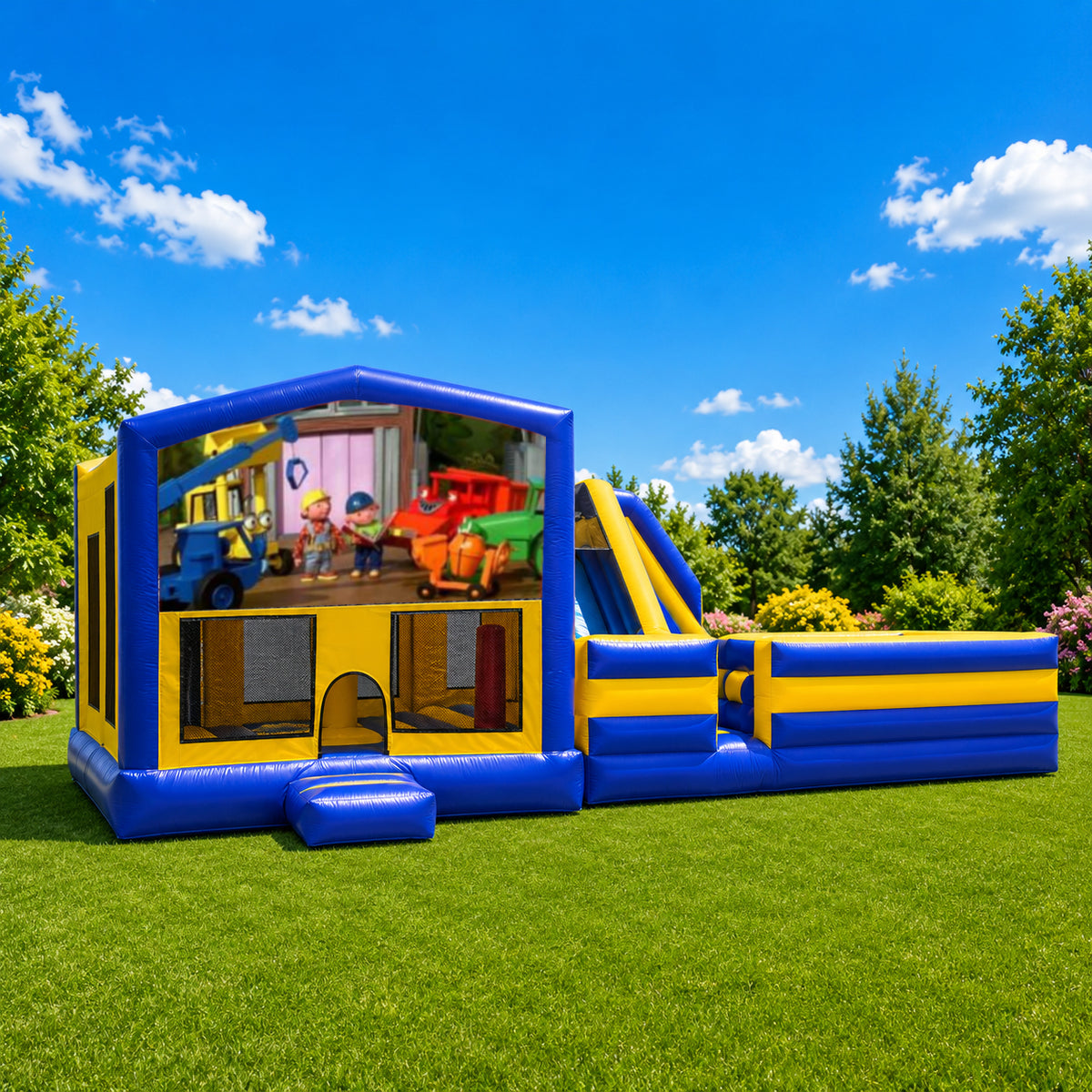 Bob the Builder Obstacle Mega Combo Jumping Castle