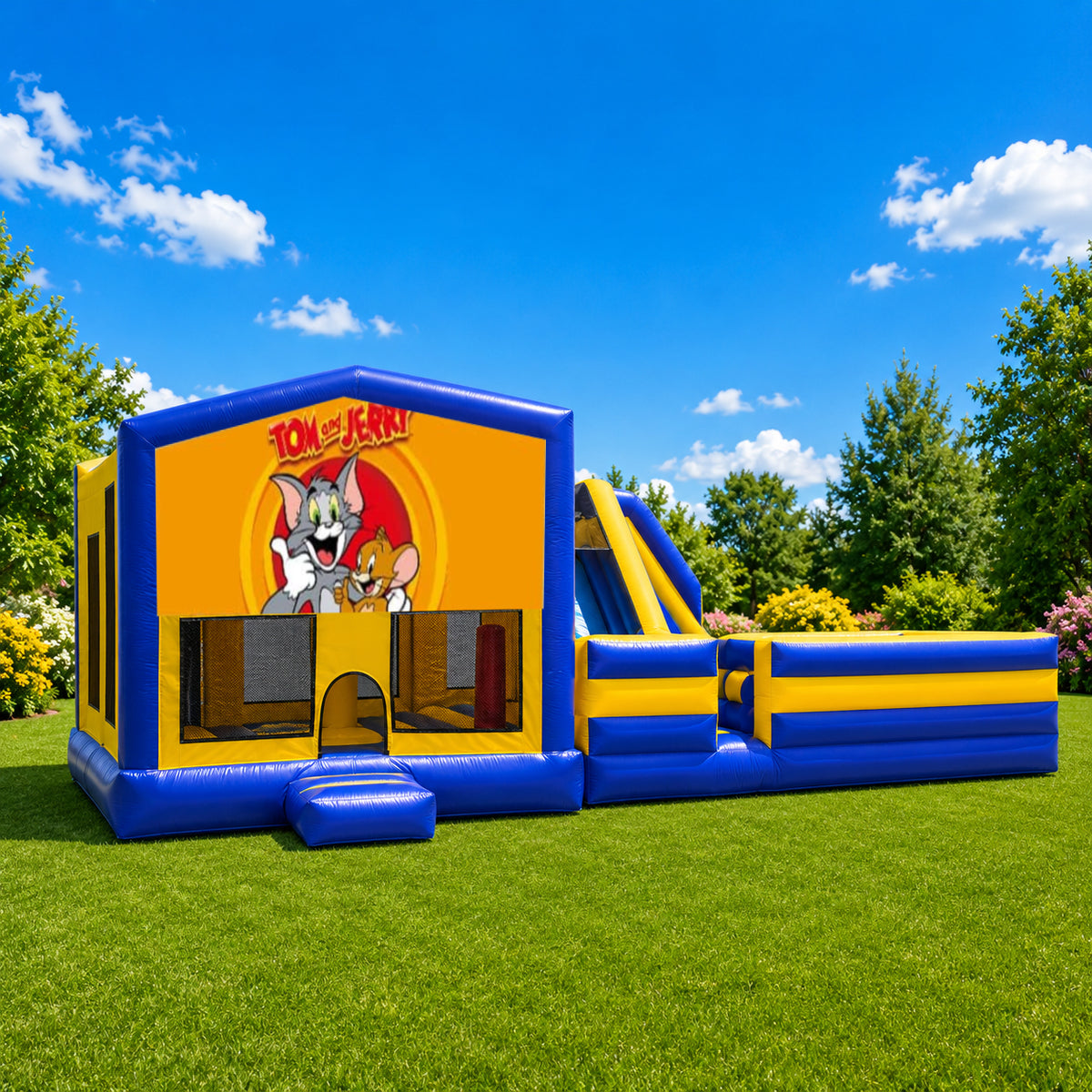 Tom And Jerry Obstacle Mega Combo Jumping Castle