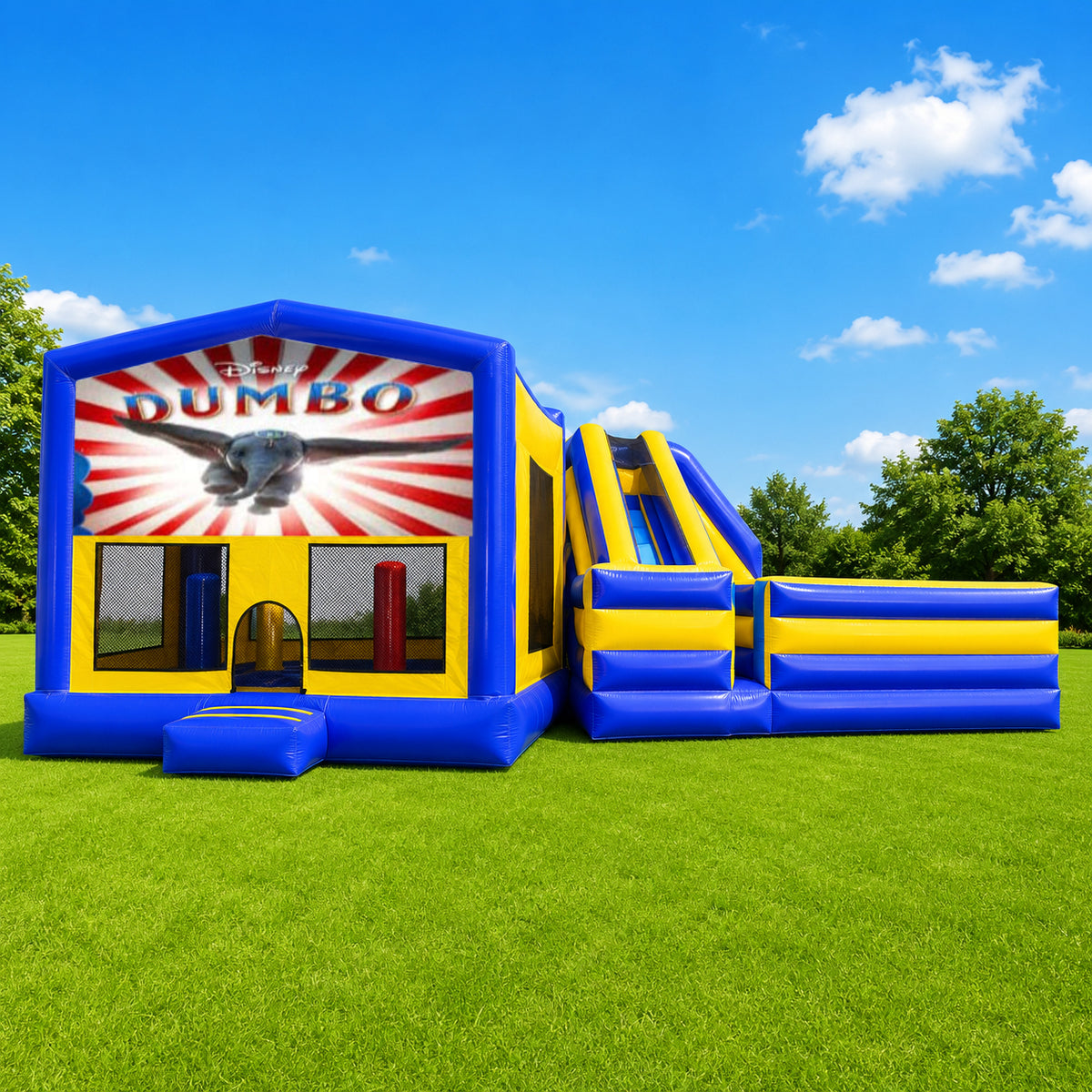 Dumbo Obstacle Mega Combo Jumping Castle