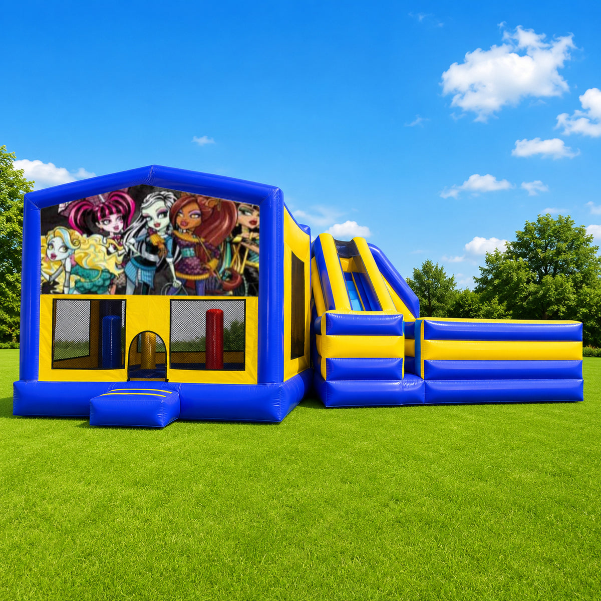 Monster High Obstacle Mega Combo Jumping Castle
